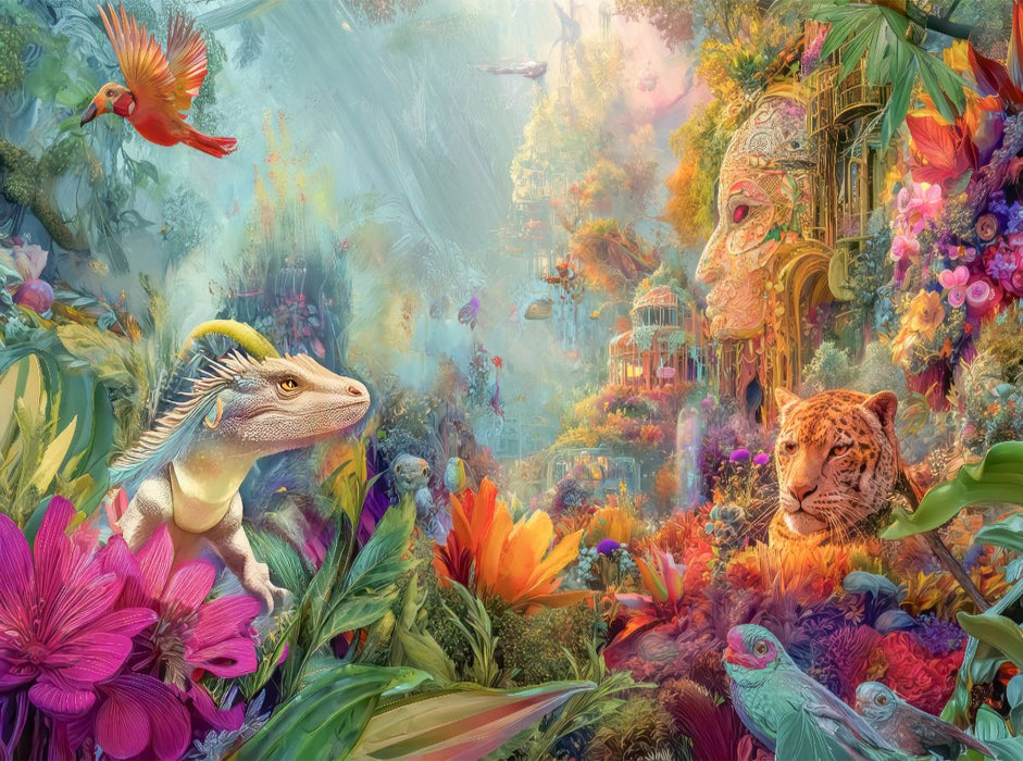 Tierische Kreaturen des Dschungels - CALVENDO Foto-Puzzle'