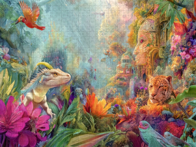 Tierische Kreaturen des Dschungels - CALVENDO Foto-Puzzle'