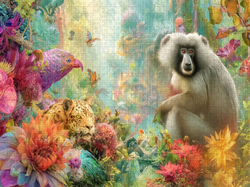 Tierische Kreaturen des Dschungels - CALVENDO Foto-Puzzle'