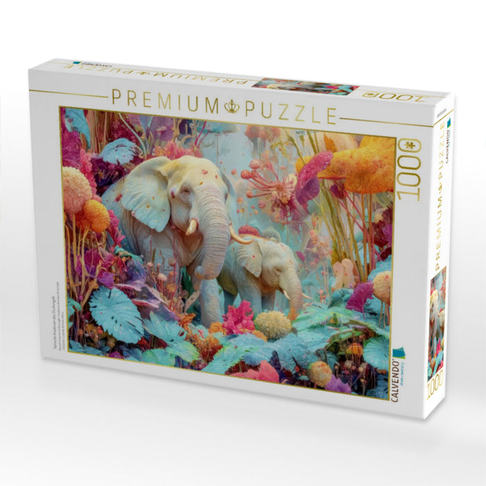 Tierische Kreaturen des Dschungels - CALVENDO Foto-Puzzle'