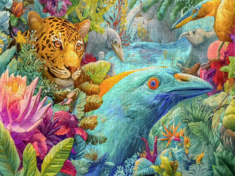 Tierische Kreaturen des Dschungels - CALVENDO Foto-Puzzle'