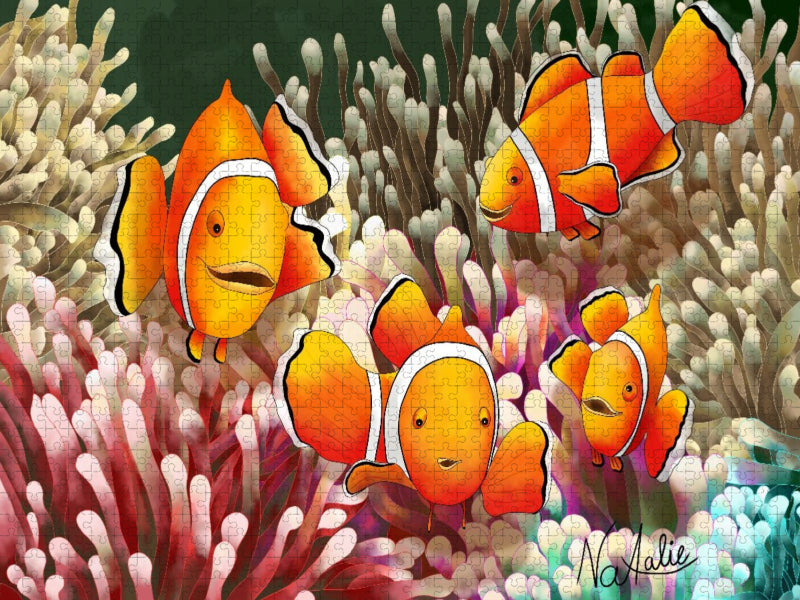 Bunte Clownfisch Entdecker - CALVENDO Foto-Puzzle'