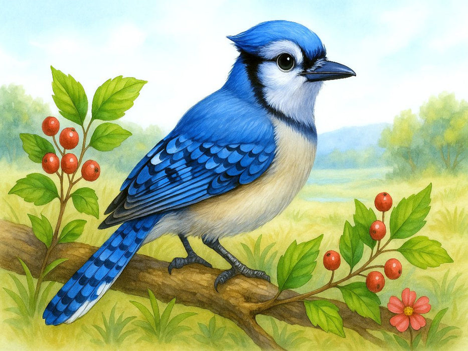 Blauhäher - CALVENDO Foto-Puzzle'