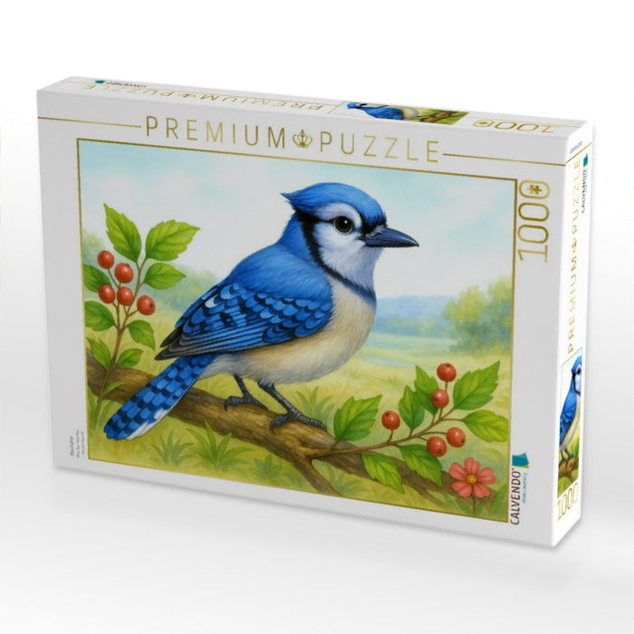 Blauhäher - CALVENDO Foto-Puzzle'