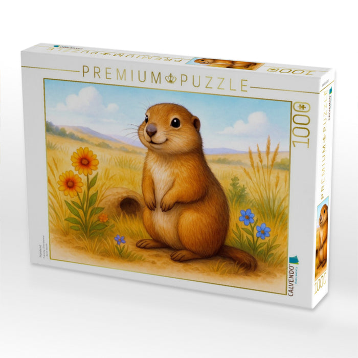 Präriehund - CALVENDO Foto-Puzzle'
