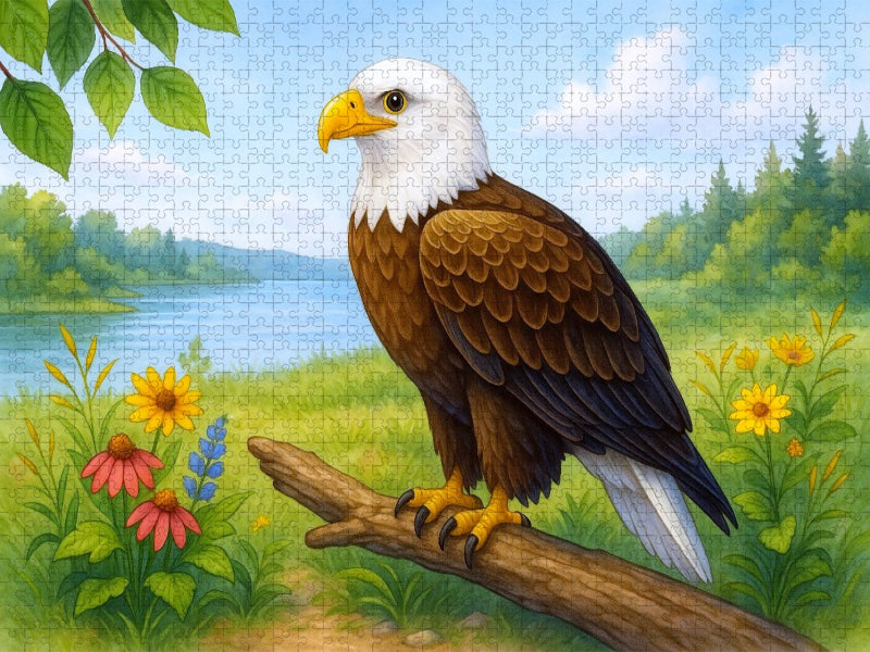 Weißkopfseeadler - CALVENDO Foto-Puzzle'