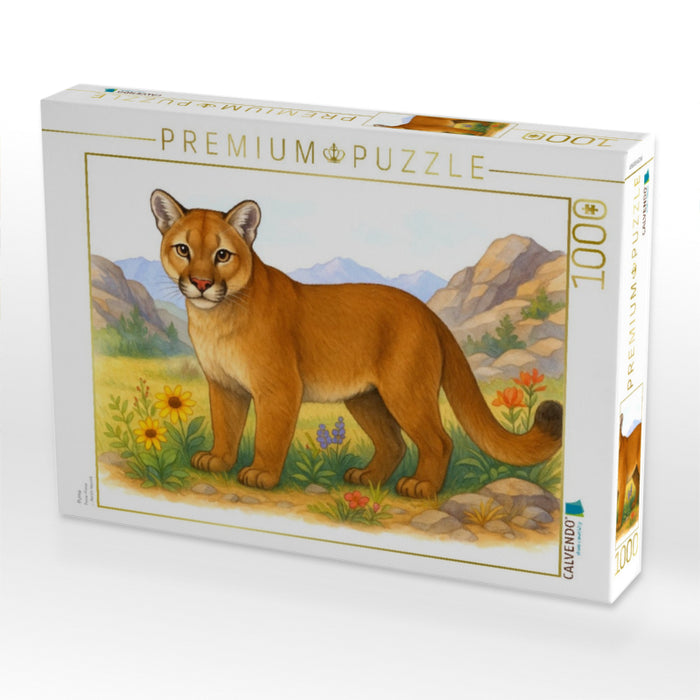 Puma - CALVENDO Foto-Puzzle'