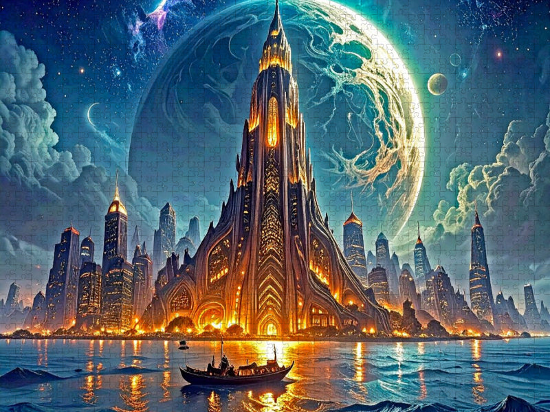 Metromias am Ufer des Aethyrs - CALVENDO Foto-Puzzle'