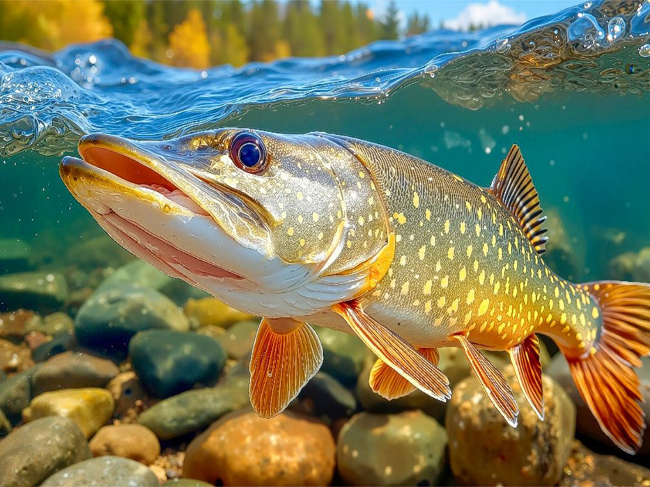 Ein kapitaler Hecht - CALVENDO Foto-Puzzle'