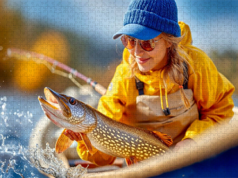 Ein guter Fang - CALVENDO Foto-Puzzle'