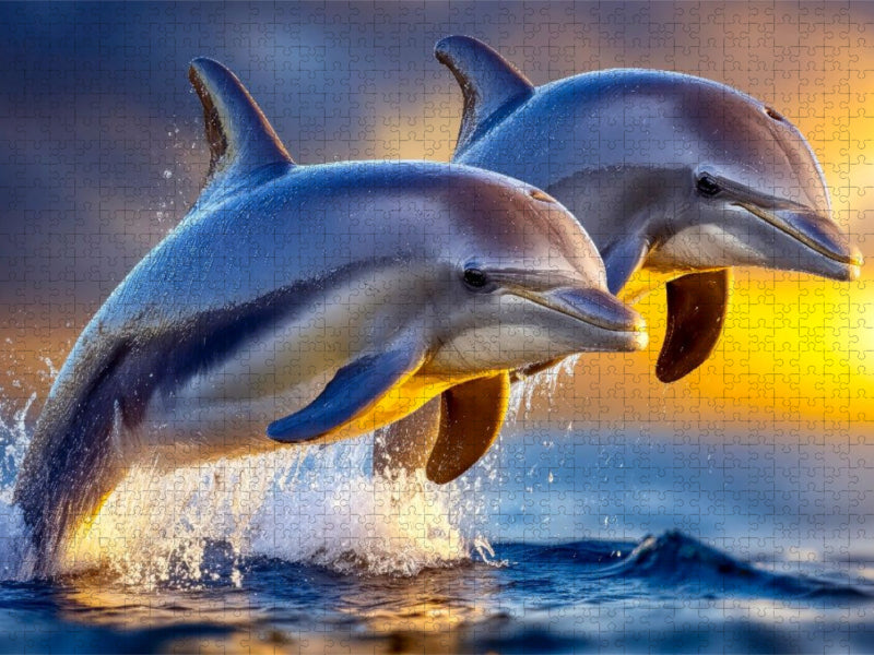 Synchronspringen - CALVENDO Foto-Puzzle'