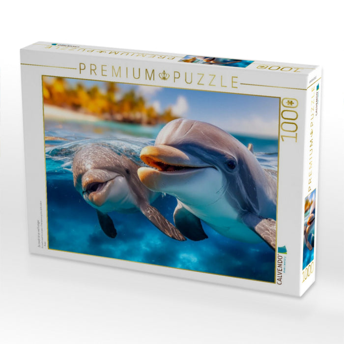 Zu zweit ist es viel lustiger - CALVENDO Foto-Puzzle'
