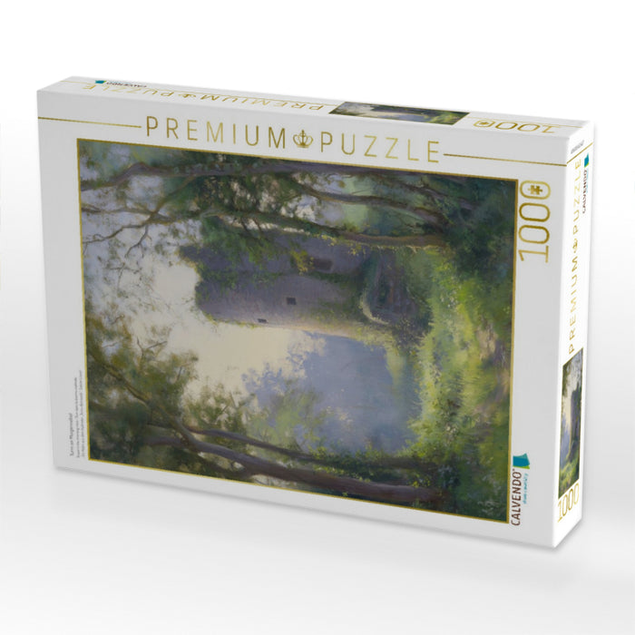 Turm im Morgennebel - CALVENDO Foto-Puzzle'