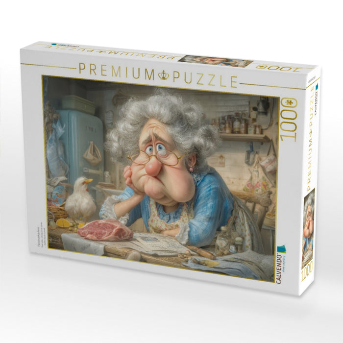 Fleischverkäuferin - CALVENDO Foto-Puzzle'