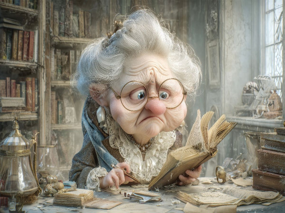 Ein Motiv aus dem Kalender Oma macht jetzt Sonderschicht - CALVENDO Foto-Puzzle'