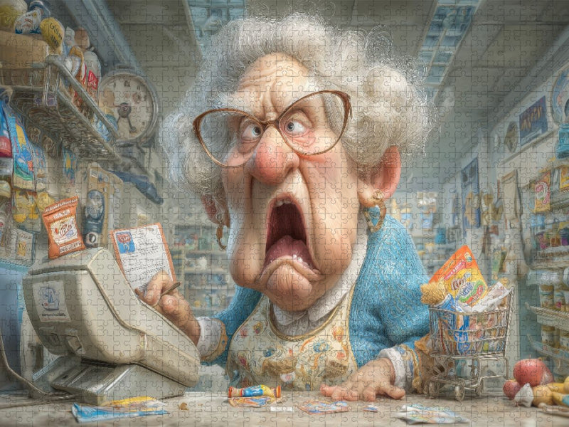 Ein Motiv aus dem Kalender Oma macht jetzt Sonderschicht - CALVENDO Foto-Puzzle'