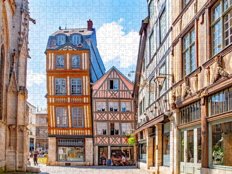 Schiefes Haus - CALVENDO Foto-Puzzle'