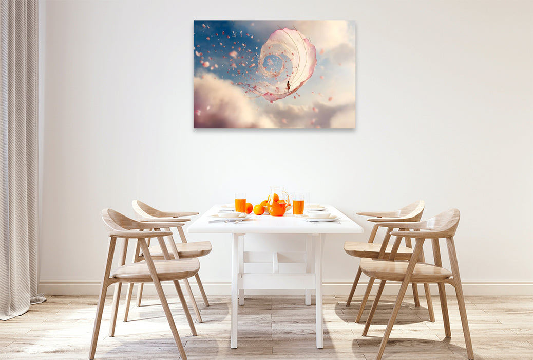 Premium Textil-Leinwand Ein Motiv aus dem Kalender "Aerospira"