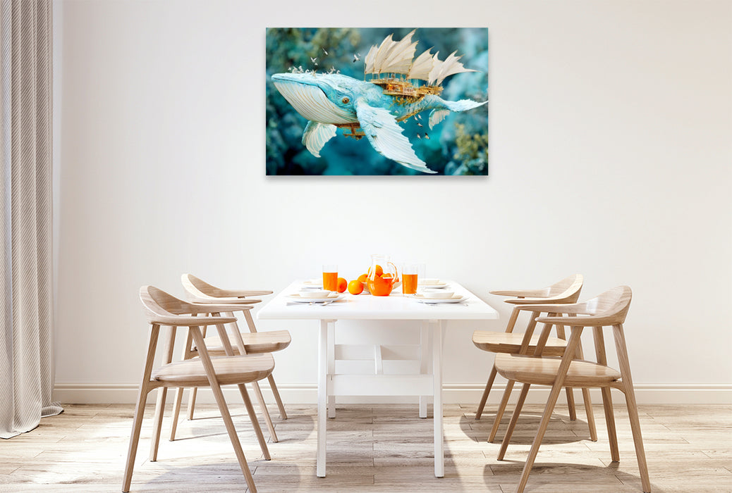 Premium Textil-Leinwand Ein Motiv aus dem Kalender "Aerospira"