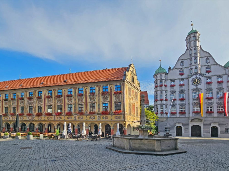 Rathaus und Steuerhaus Memmingen - CALVENDO Foto-Puzzle'