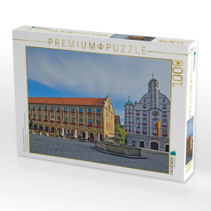Rathaus und Steuerhaus Memmingen - CALVENDO Foto-Puzzle'