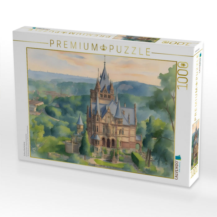 Schloss Drachenburg - CALVENDO Foto-Puzzle'