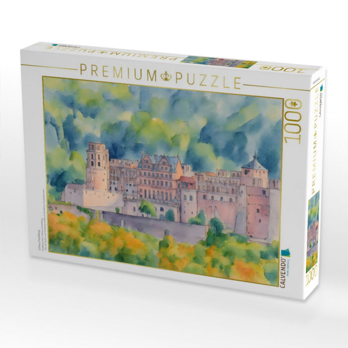 Schloss Heidelberg - CALVENDO Foto-Puzzle'
