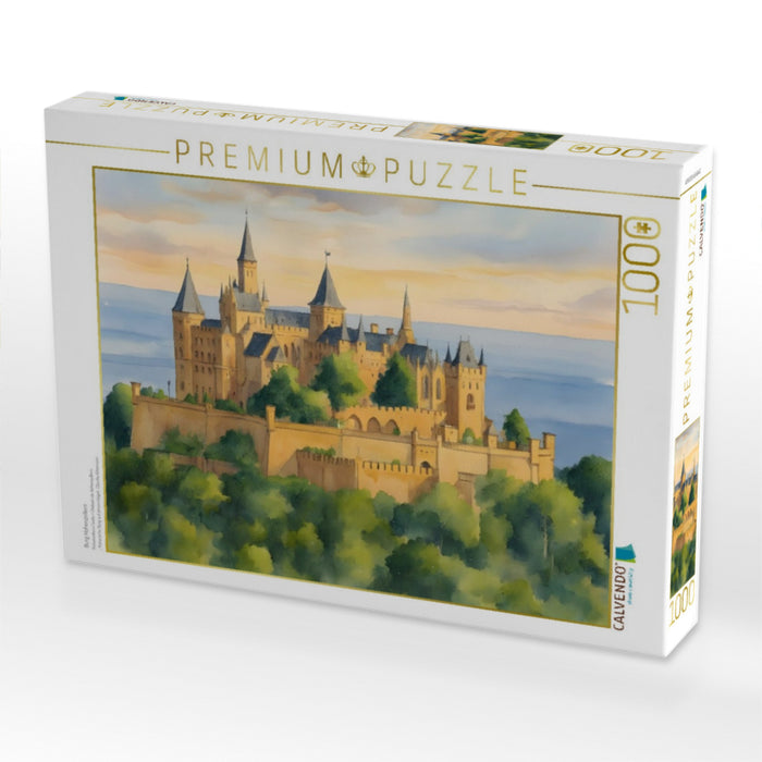 Burg Hohenzollern - CALVENDO Foto-Puzzle'