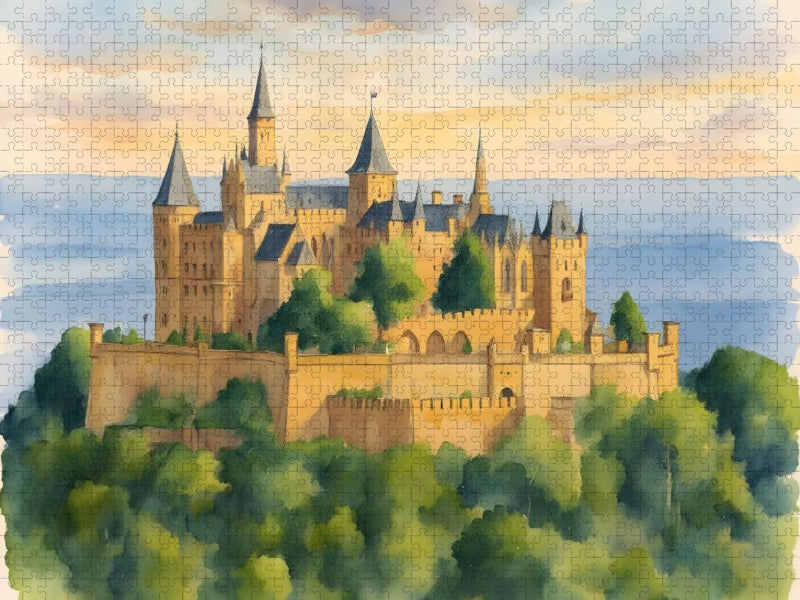 Burg Hohenzollern - CALVENDO Foto-Puzzle'