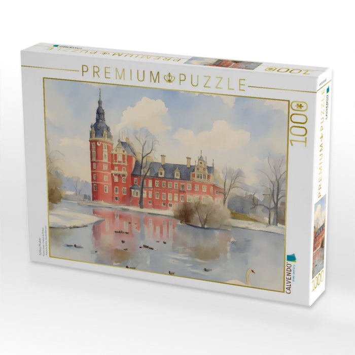 Schloss Muskau - CALVENDO Foto-Puzzle'
