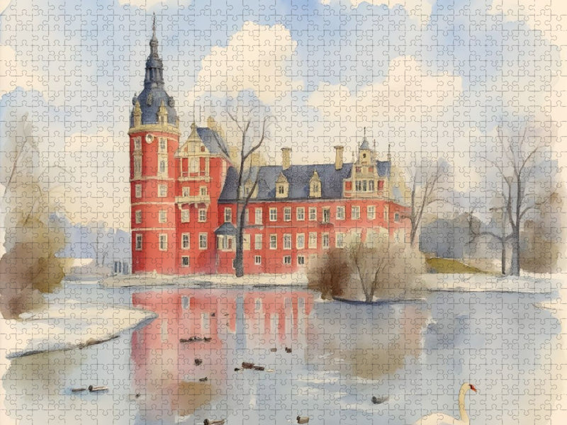 Schloss Muskau - CALVENDO Foto-Puzzle'