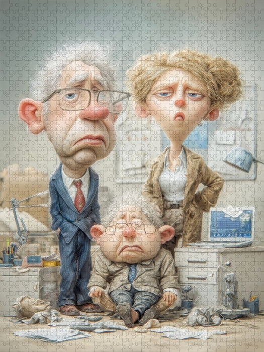 Ich wollte nur summieren, jetzt bin ich in Zelle Z999 und hab Angst - CALVENDO Foto-Puzzle'