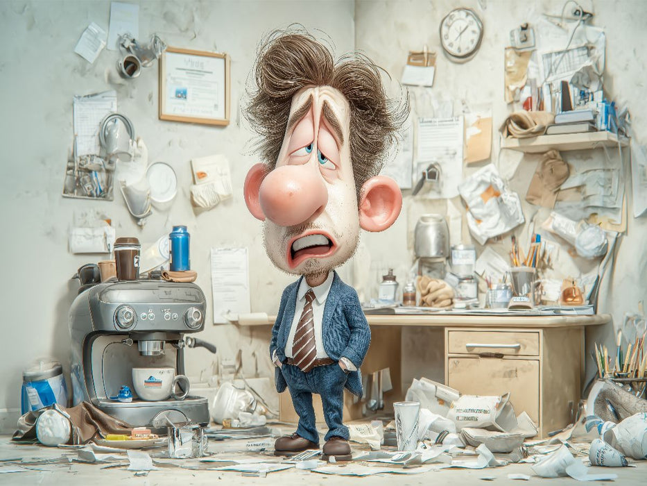 Die Kaffeemaschine ist kaputt – bitte nicht ansprechen, ich bin in Trauer - CALVENDO Foto-Puzzle'