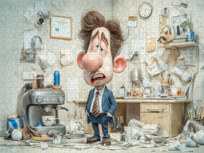 Die Kaffeemaschine ist kaputt – bitte nicht ansprechen, ich bin in Trauer - CALVENDO Foto-Puzzle'