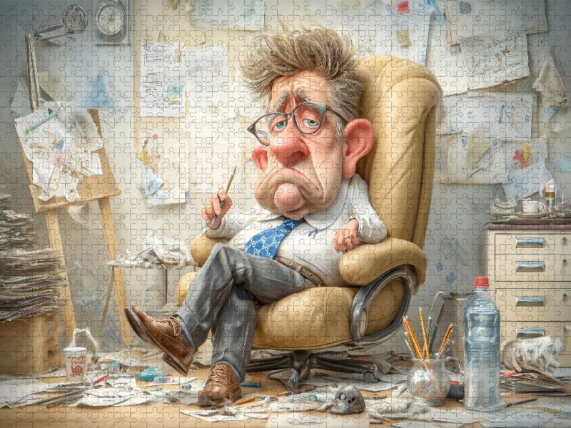 Kritik ist nur Feedback mit schlechter Tonspur - CALVENDO Foto-Puzzle'