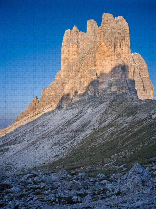 Drei Zinnen Ostseite beim Sonnenaufgang - CALVENDO Foto-Puzzle'