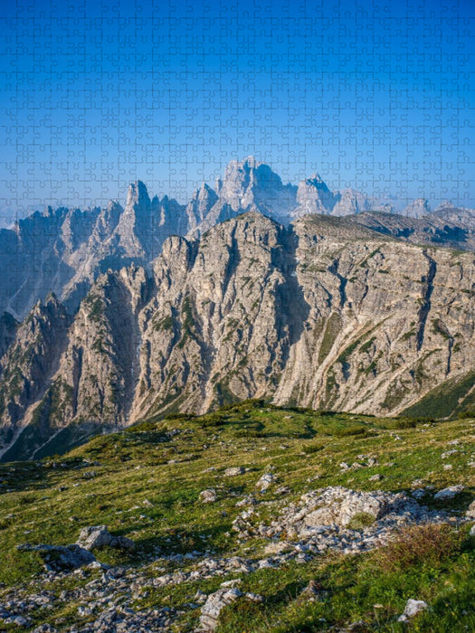 Atemberaubende Bergwelt südlich der 3 Zinnen - CALVENDO Foto-Puzzle'
