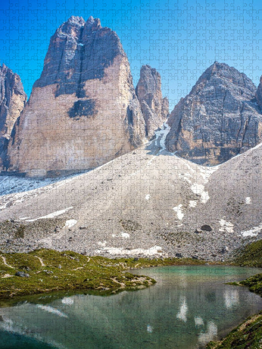 Drei Zinnen - Rienzquelle - CALVENDO Foto-Puzzle'
