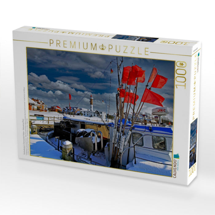 Fischerboote in Timmendorf Hafen - Ostseeinsel Poel - CALVENDO Foto-Puzzle'