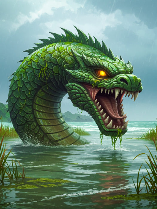 Taniwha, maorisches Wassergeistwesen - CALVENDO Foto-Puzzle'