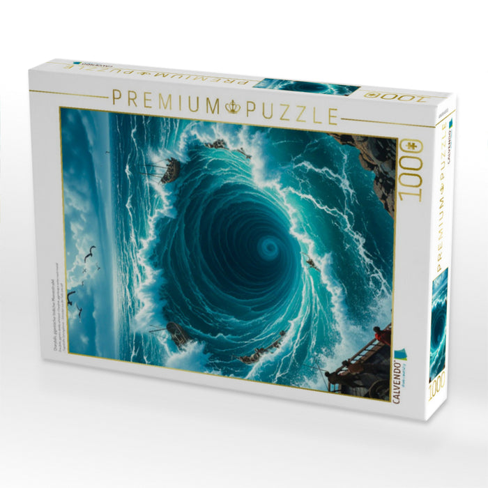 Charybdis, gigantischer tödlicher Meeresstrudel - CALVENDO Foto-Puzzle'