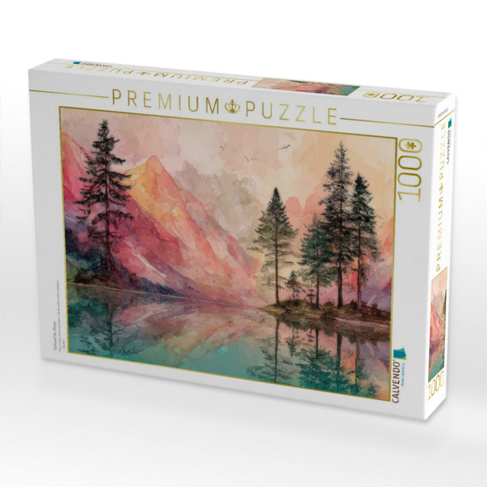 Farbspiel der Berge - CALVENDO Foto-Puzzle'