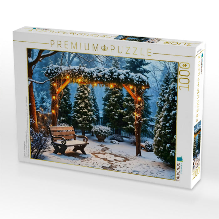 Lichter im Wintergarten - CALVENDO Foto-Puzzle'