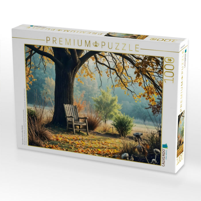 Novemberruhe im alten Garten - CALVENDO Foto-Puzzle'