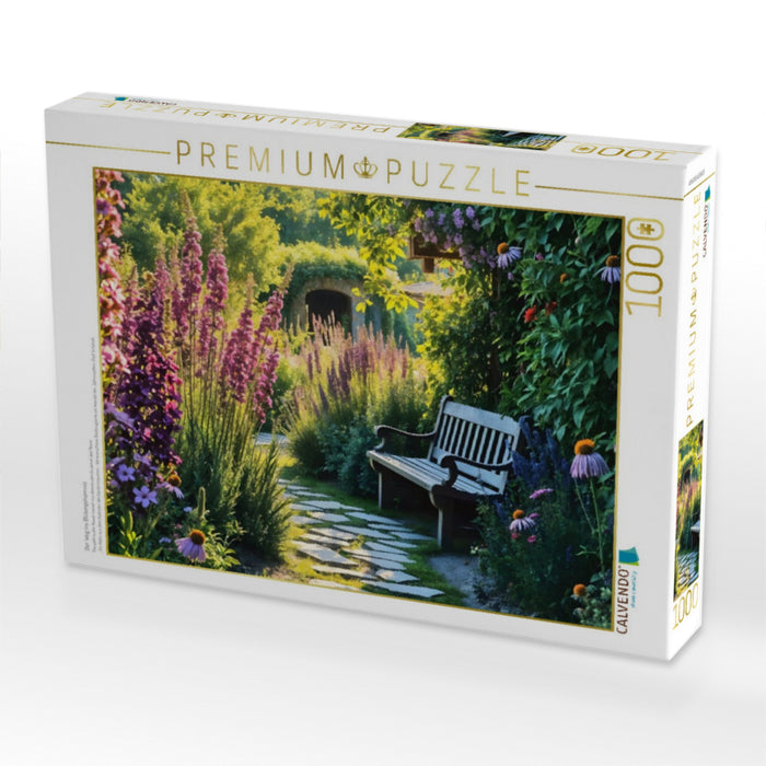 Der Weg ins Blütengeheimnis - CALVENDO Foto-Puzzle'