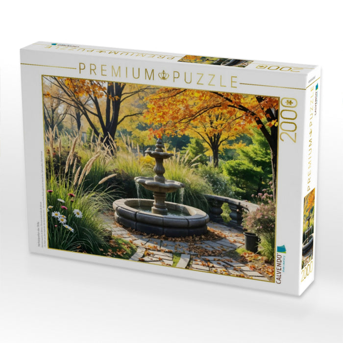 Herbstquellen der Stille - CALVENDO Foto-Puzzle'