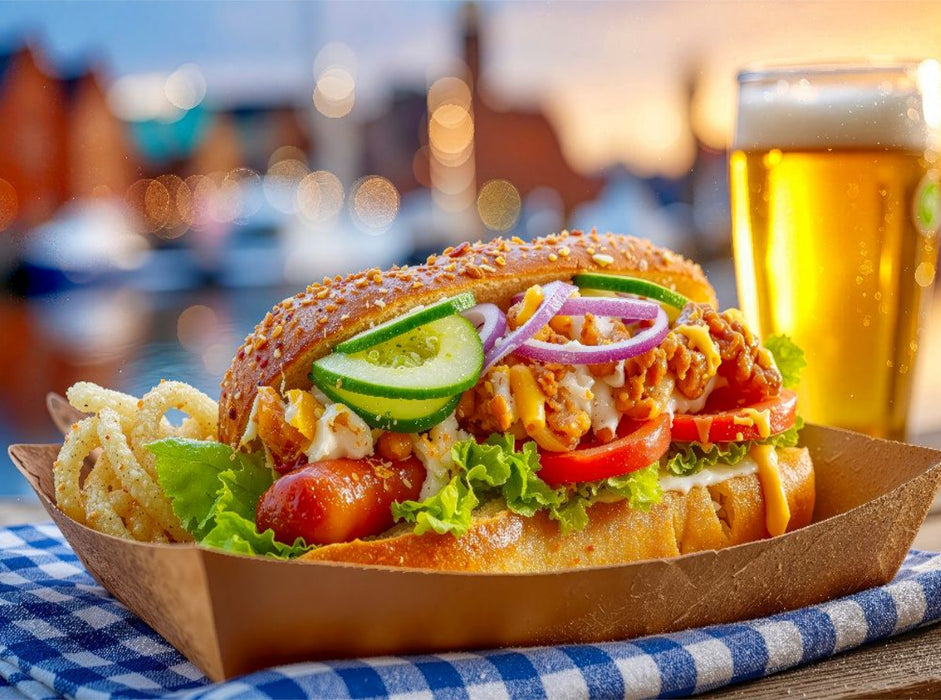 Ein Hot Dog - zum Reinbeißen - CALVENDO Foto-Puzzle'