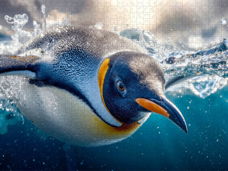 Unterwasserjagd - CALVENDO Foto-Puzzle'