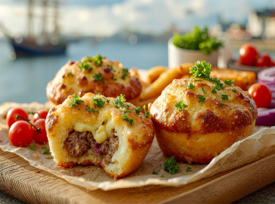 Cheeseburger Muffins - der Geheimtipp - CALVENDO Foto-Puzzle'