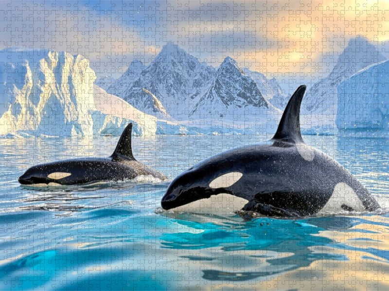 Zwei, die die Welt erkunden - CALVENDO Foto-Puzzle'